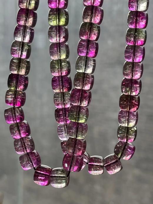 艳丽碧玺鼓形珠首饰三件套组，顺丰包邮 商品图12