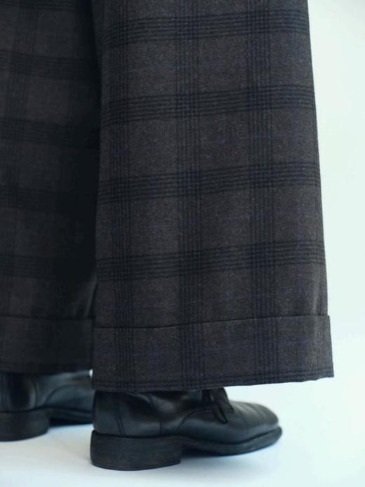 Jai  阿伯丁格纹英国羊毛瘦版池塘裤 商品图3