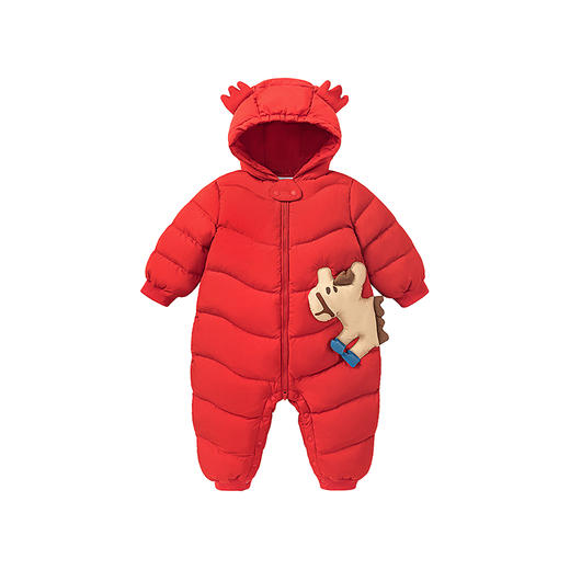 【真心绒】迷你巴拉男女童三防羽绒连体衣宝宝婴儿爬服2025冬新款 商品图4