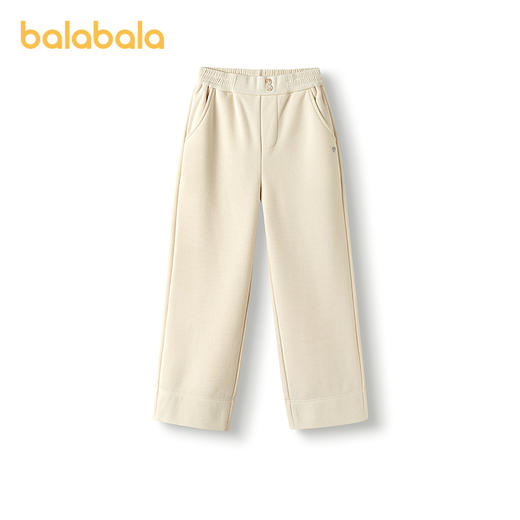 【商场同款】巴拉巴拉童装女童加绒直筒儿童裤子2025冬装新款保暖 商品图4