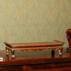 清	黄花梨镶瘿木面束腰三弯腿翘头案中案摆件 商品缩略图0
