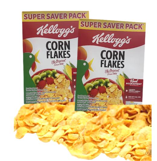 泰国 家乐氏原味即食冲饮营养玉米麦片-500g
 商品图0