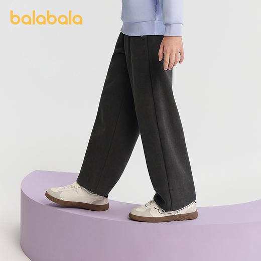 【商场同款】巴拉巴拉童装女童加绒直筒儿童裤子2025冬装新款保暖 商品图2