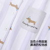 【圆领/开衫】熳洁儿 秋冬新款时尚条纹腊肠狗套装女士家居服冰瓷棉25703227/25703228 商品缩略图7