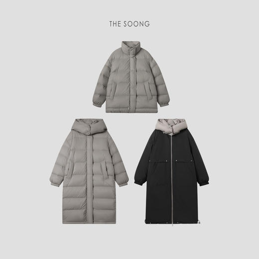 THESOONG"多种穿法"定制高克重90白鹅绒锁保暖羽绒服HWYRF8053 商品图5