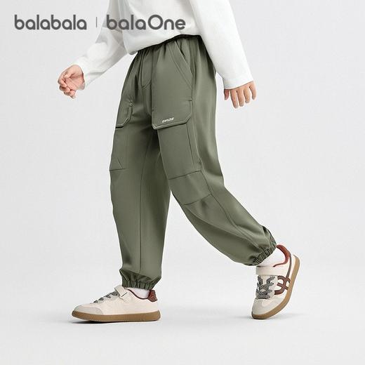 巴拉巴拉balaOne童装儿童工装裤男童2025秋装新款长裤束口裤时尚 商品图1