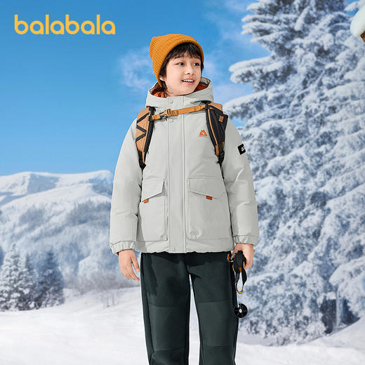 【商场同款】巴拉巴拉儿童羽绒服男童童装2025年冬季新款防护保暖 商品图1