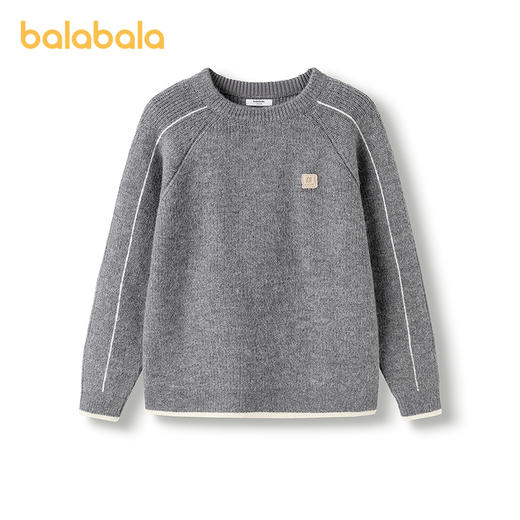 巴拉巴拉童装儿童毛衣男2025新款冬套头针织衫学院风 商品图4