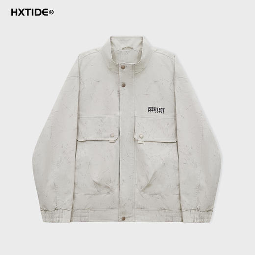 【新品上新】HX 春秋季立领茄克衫外套宽松S105533278101 商品图0