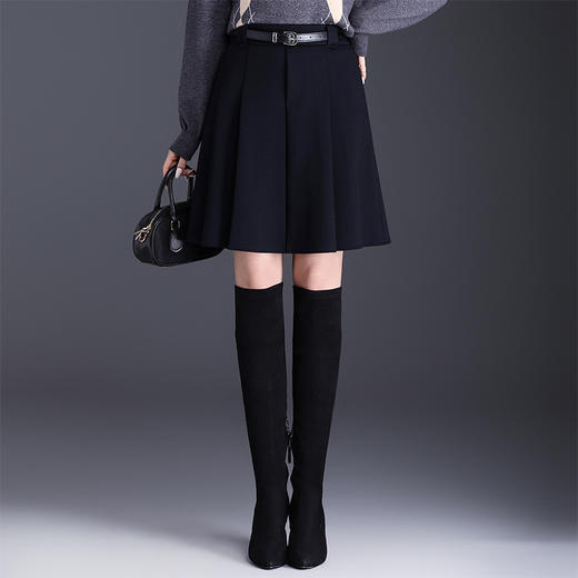 小香风洋气百褶A字裙，显瘦蓬蓬裙时尚半身裙MYX-KYL-080-L 商品图1