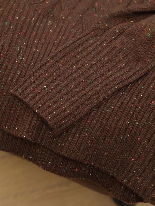 羊毛彩点复古翻领毛衣 C12TJ-99992 商品图8