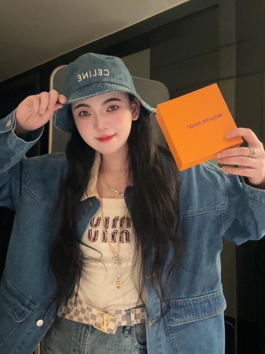 驴家白棋盘格金扣腰带男女通用经典（蕾姐 120非常大） 商品图4