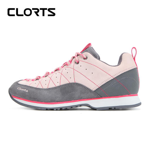 CLORTS洛弛红 牛皮轻便透气 户外休闲鞋 城市休闲鞋 3E007 商品图0