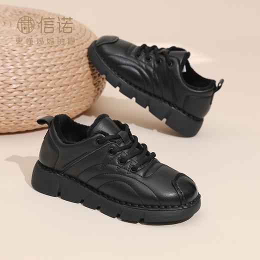 信诺真皮妈妈棉鞋女2025冬季新款中老年舒适不累脚加绒软底休闲鞋X5M131-212 商品图8