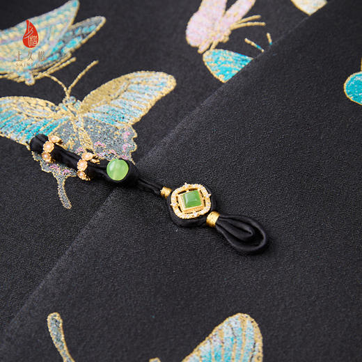 上久楷女式宋锦外套 中式上衣 晴春蝶戏 CY1025203001 商品图6