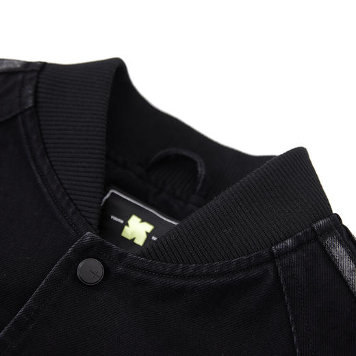 【新品上新】HX 春秋季水洗棒球领牛仔茄克衫外套年轻时尚S105533343101 商品图2