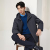 【尼克服/可脱卸兔毛内胆】柒牌提花可拆卸帽领易打理保暖外套男129J70780 商品缩略图1