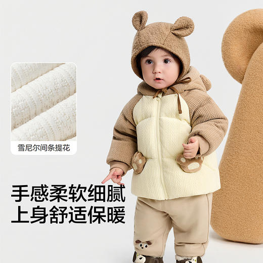 巴拉巴拉宝宝羽绒服男女童婴儿秋冬外套2025新款 商品图3