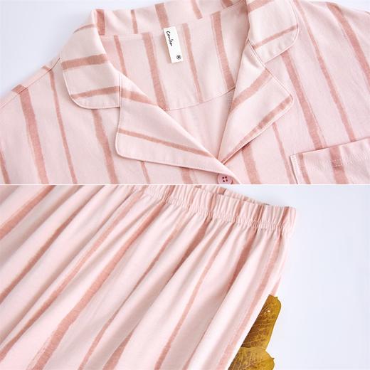 康妮雅女式长袖长裤开襟套装 53W62T004 商品图5