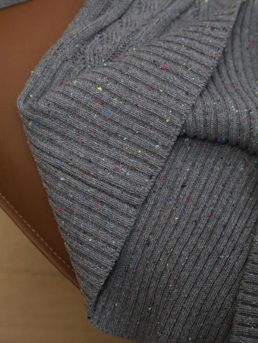 羊毛彩点复古翻领毛衣 C12TJ-99992 商品图9