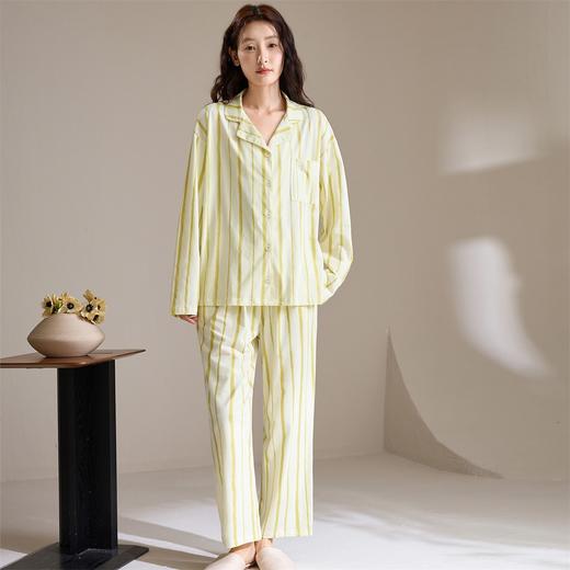 康妮雅女式长袖长裤开襟套装 53W62T004 商品图8
