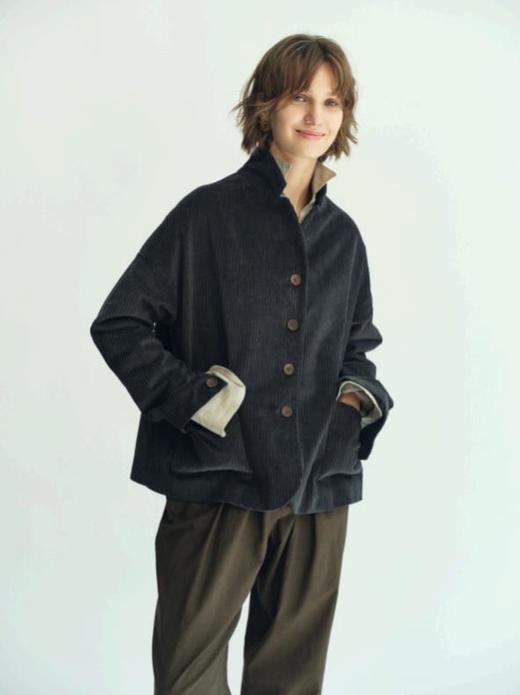 Jai 湖绿色工厂女孩灯芯绒夹克 商品图0