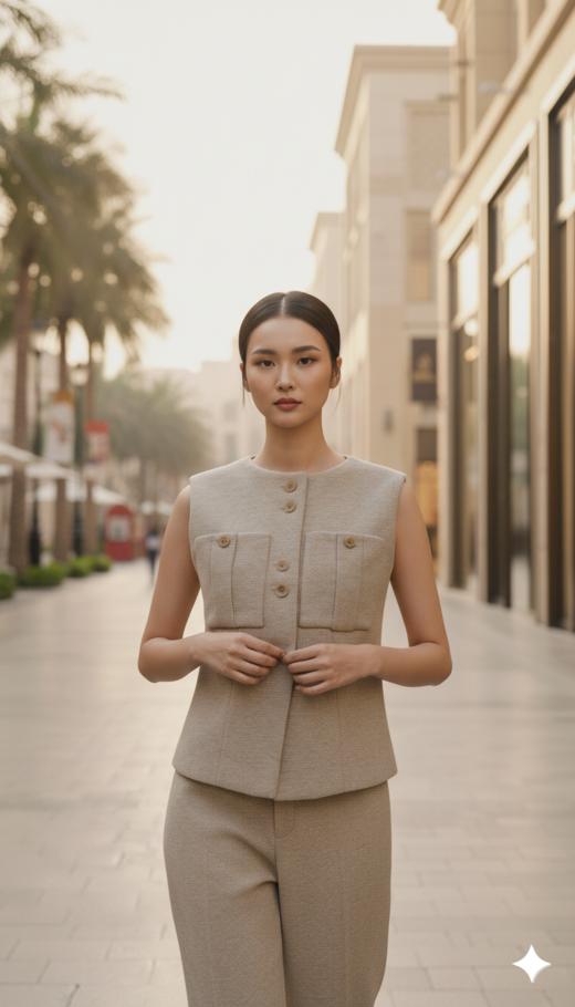 小扣明包马甲 商品图0
