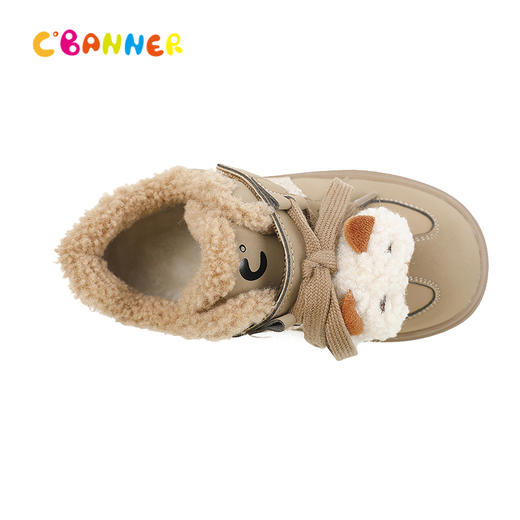 千百度冬季趣味立体饰扣卡通造型童鞋A25680009 商品图2