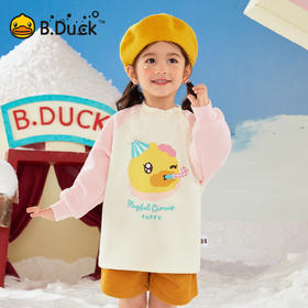 【抗菌加绒】B.Duck小黄鸭童装冬季保暖圆领卫衣90-130码 FF5631071