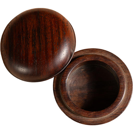 清	黄花梨素工圆香盒 商品图5