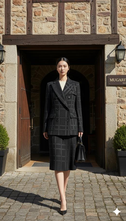 前中加折中长气质半裙 商品图5