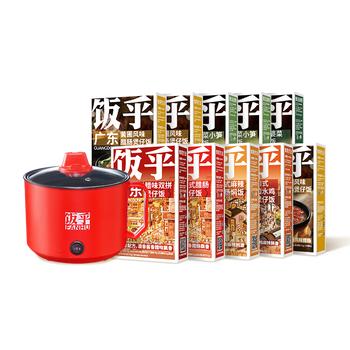 饭乎锅巴煲仔饭10盒送电煮锅方便速食米饭预制菜食品自热米饭2.53kg /粮油调味 /方便食品 /方便米饭 商品图1