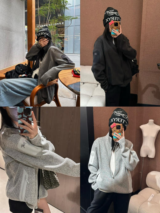 大爆款🔥🔥重磅‼️‼️鸟🐦𝐂𝐨𝐯𝐞𝐫 𝐜𝐚𝐫𝐝𝐢𝐠𝐚𝐧抓绒衣 男女款 商品图2