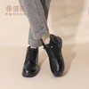 信诺真皮妈妈鞋软底平底加绒保暖棉鞋2025冬季新款中老年女士短靴X5M131-210 商品缩略图5