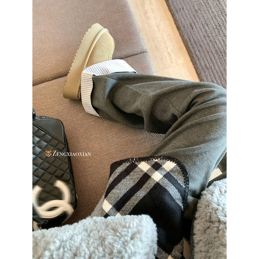 【169元任选2件】现货！灰色脚口拼接灰色西装裤 商品图1