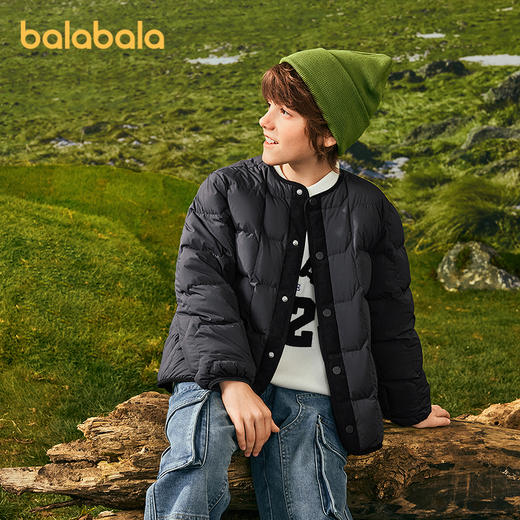 【商场同款】巴拉巴拉童装儿童轻薄羽绒服宝宝女童男童2025冬外套 商品图2