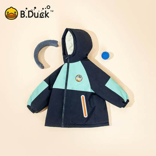【加绒】B.Duck小黄鸭童装冬季保暖休闲休闲外套105-150码 BF5633905 商品图0