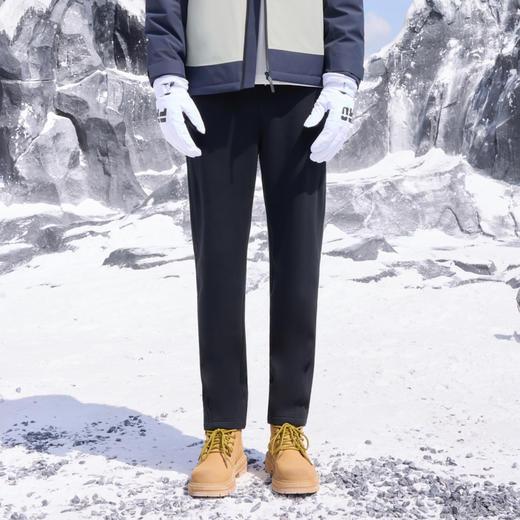 半身缘男裤 冬季宽松拼接收折青春活力卫裤254201U17730142 商品图0