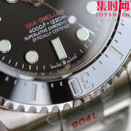 劳力士ROLEX 海使型系列 单红鬼王 黑鬼王 3235机 男士腕表 SEA-DWELLER鬼王 表径44mm 商品图4
