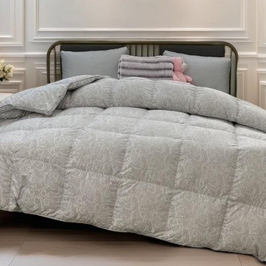 【斌哥优选】恒源祥 西伯利亚进口白鹅绒  高端静音鹅绒被 精选腹部大朵绒 立体填充 被面升级静音 1件充绒量相当于8件羽绒服 抵御西伯利亚的严寒（单被子） 商品图13