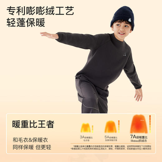 likeuu儿童嘭嘭绒抓绒卫衣LEH352011 商品图2