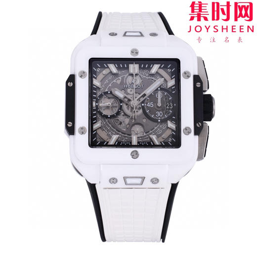 BBF白陶瓷方形计时男士腕表 商品图0