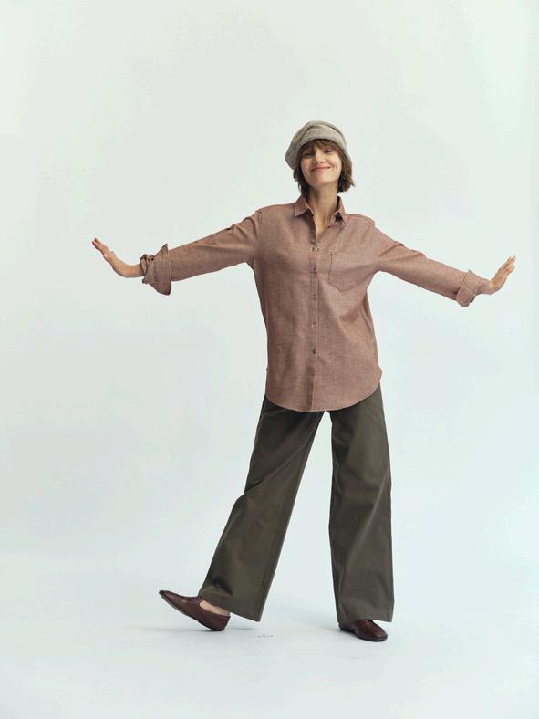 JAI 25AW 锈棕色/犀牛灰法兰绒3号衬衫