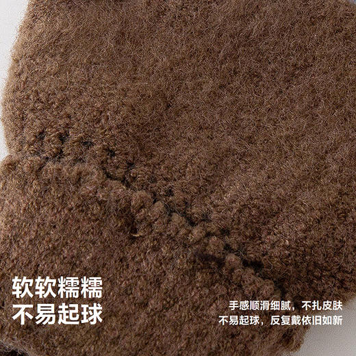 迷你巴拉儿童手套男女童宝宝蓬松保暖柔软顺滑2025年秋冬新款 商品图3