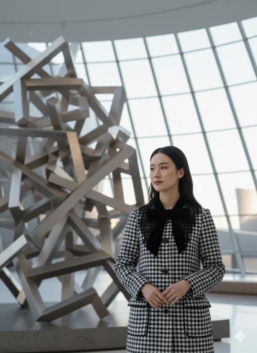 蝴蝶结显瘦大衣 商品图1