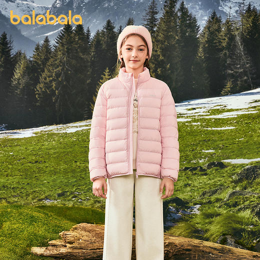 【商场同款】巴拉巴拉童装儿童轻薄羽绒服男女童2025新款冬季三防 商品图2