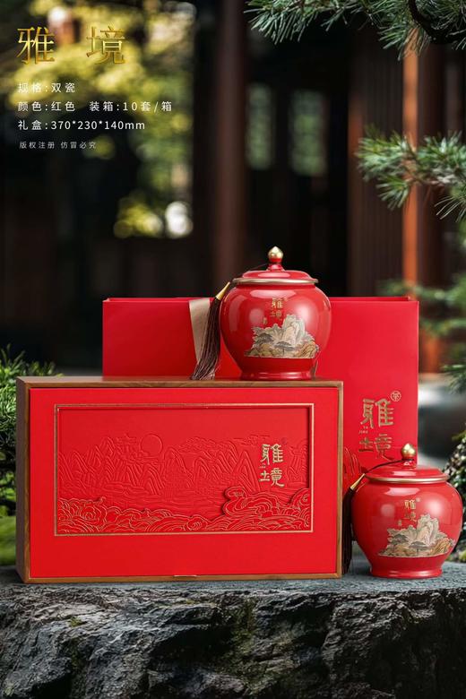 【雅境2大瓷.红】48元1套.整箱10套.整箱包邮 商品图0
