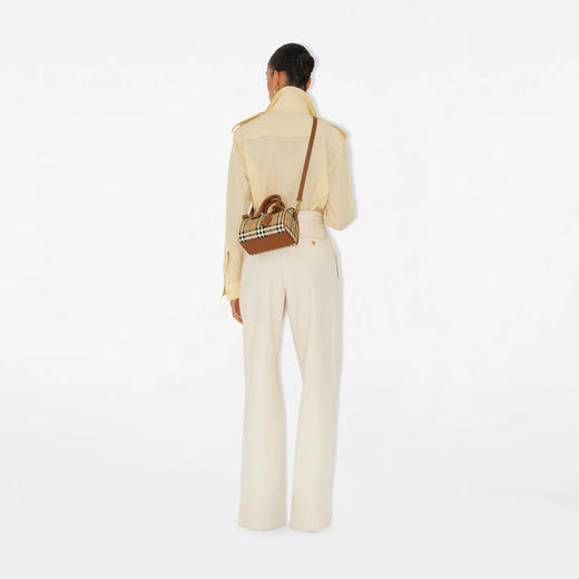 BURBERRY 巴宝莉 女士迷你格纹保龄球包 格子 8109791 A9534 商品图5