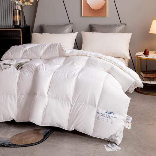 【斌哥优选】恒源祥 西伯利亚进口白鹅绒  高端静音鹅绒被 精选腹部大朵绒 立体填充 被面升级静音 1件充绒量相当于8件羽绒服 抵御西伯利亚的严寒（单被子） 商品图4