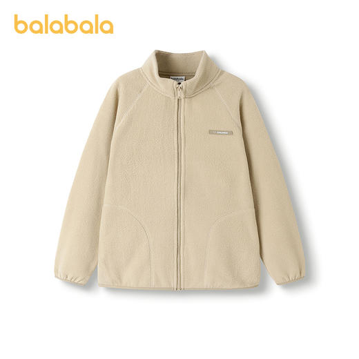【商场同款】巴拉巴拉儿童外套男女童新款童装2025冬摇粒绒防静电 商品图4